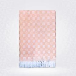 Zebra Colour Check Soft Towel