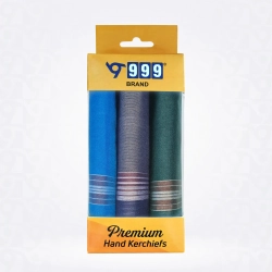 Hankies-Platinum Plain Kercheifs