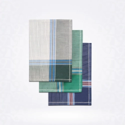 Hankies-Platinum Check Kercheifs